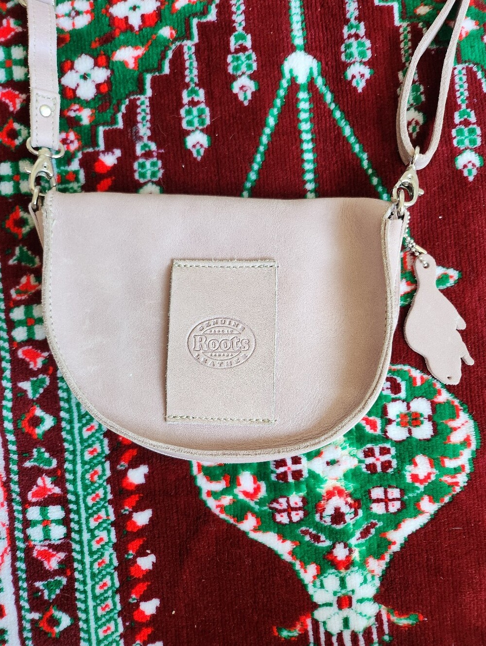 Roots Mini Saddle Crossbag- Dusty Pink - Picture 6 of 8